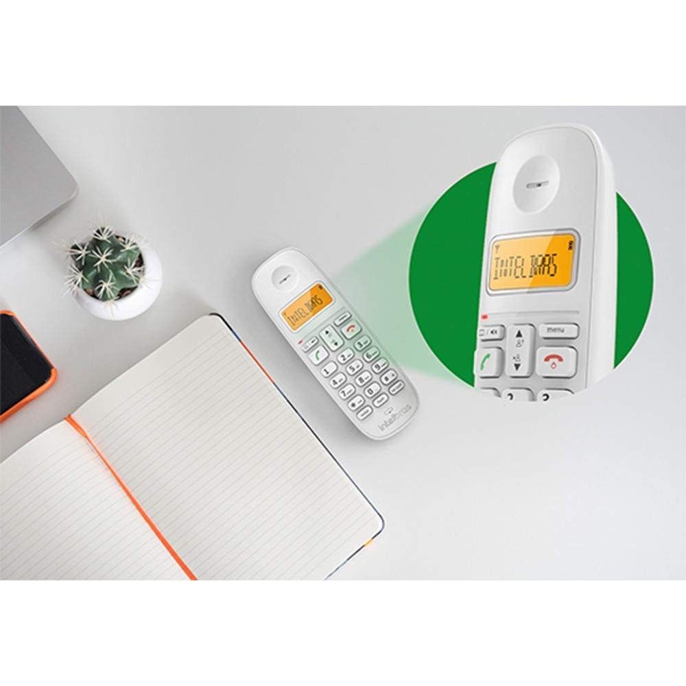 Ramal Adicional Para Telefone Intelbras TS 7510, Sem Fio, com Identificador de Chamadas, Não Pertube, Tela Iluminada, Branco - 4120040 Ramal Adicional Para Telefone Intelbras TS 7510, Sem Fio, com Identificador de Chamadas, Não Pertube, Tela Iluminada, Branco - 4120040