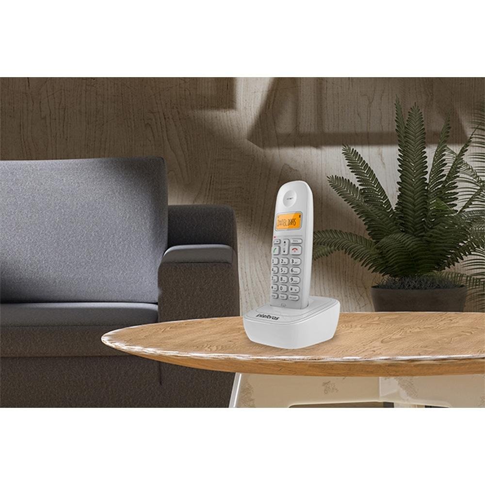 Imagem 8 de 9 do produto Ramal Adicional Para Telefone Intelbras TS 7510, Sem Fio, com Identificador de Chamadas, Não Pertube, Tela Iluminada, Branco - 4120040