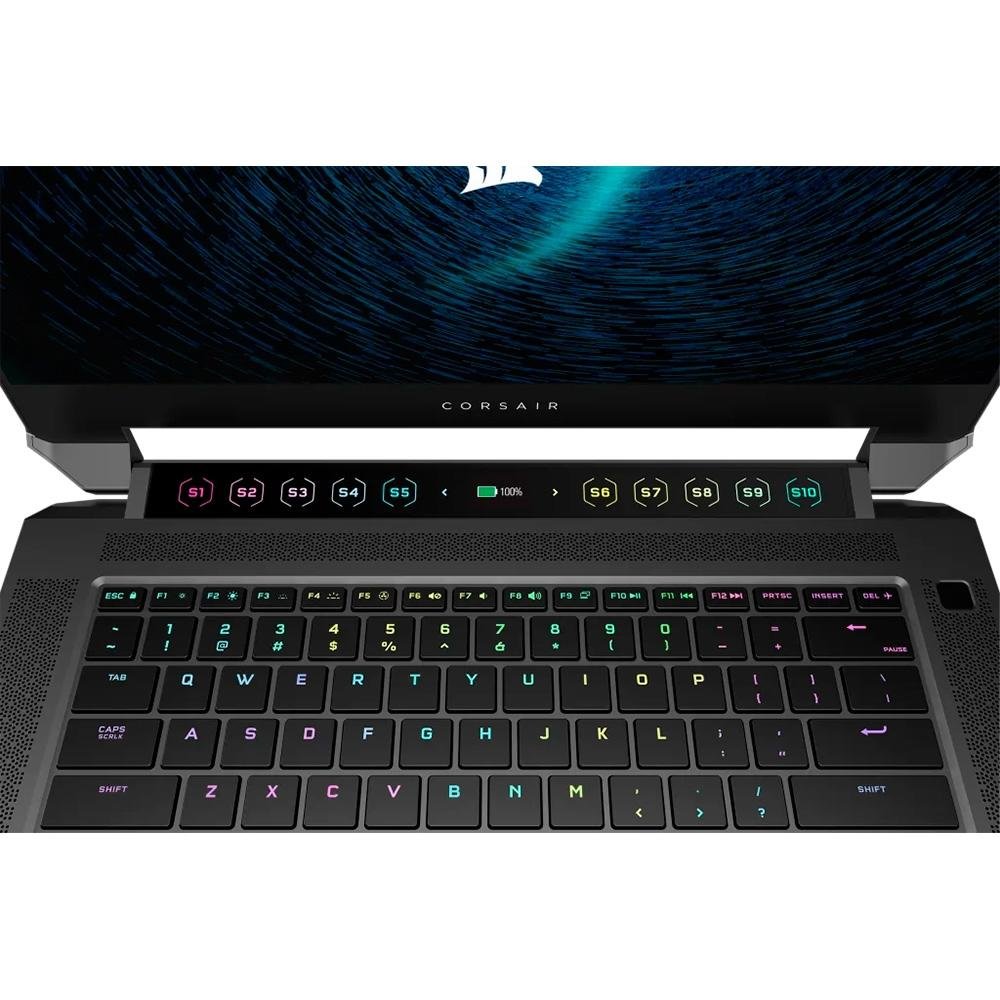 Imagem 11 de 11 do produto Notebook Gamer Corsair Voyager A1600 AMD Ryzen R7 6800HS, 16GB RAM, AMD Radeon RX6800M, SSD 1TB, 16" QHD, Windows 11 - CN-9000003-NA