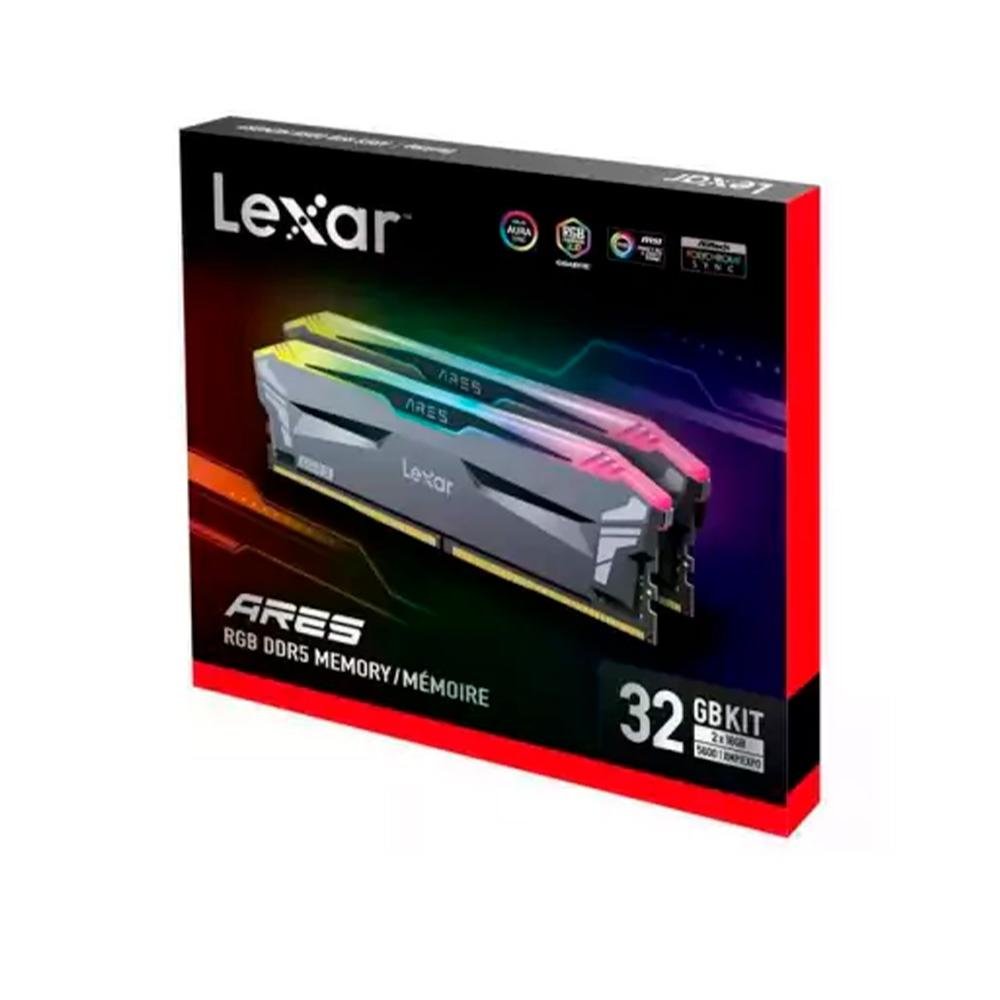 Memória Lexar Ares, RGB, 32GB | KaBuM!