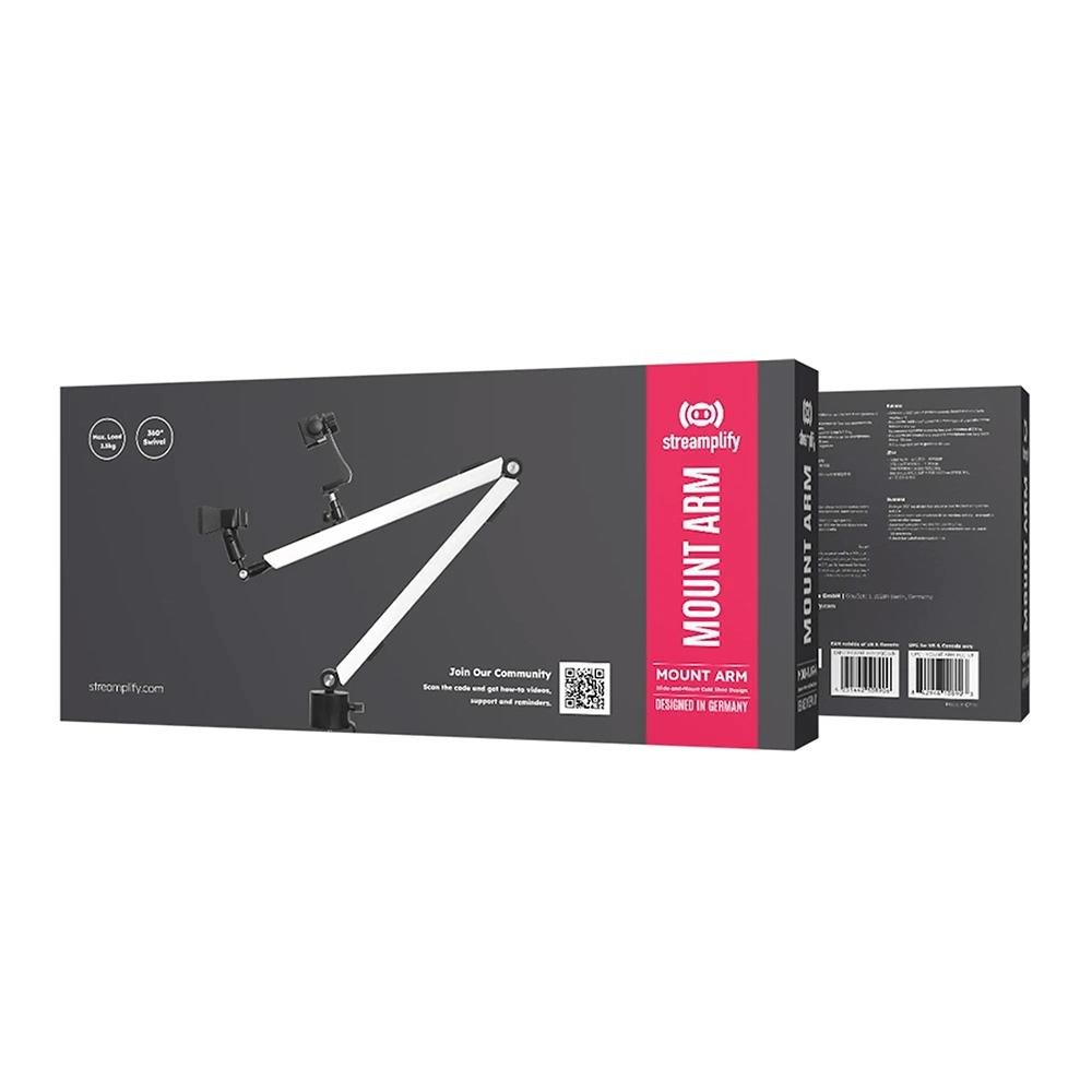 Suporte para Microfone Flexível Streamplify Mount Arm, Universal, Branco - 80695 - view 5