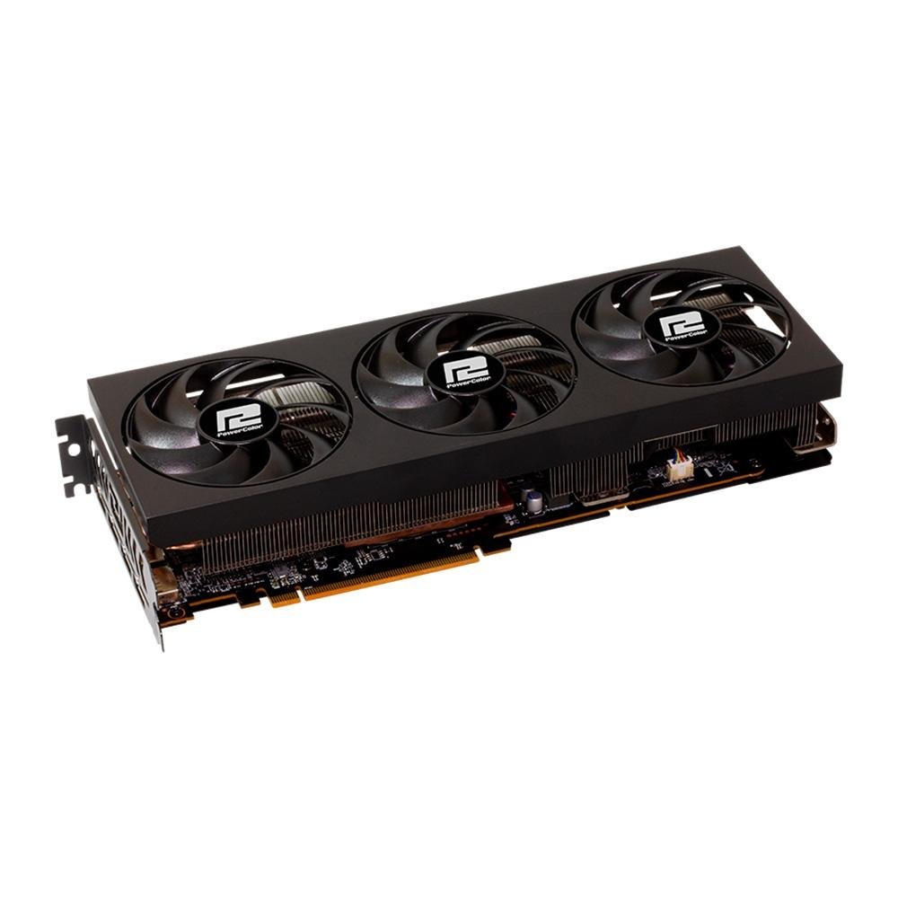 Imagem 4 de 6 do produto Placa de Vídeo RX 7700 XT Fighter PowerColor AMD Radeon, 12GB GDDR6, Ray Tracing - RX7700XT 12G-F/OC