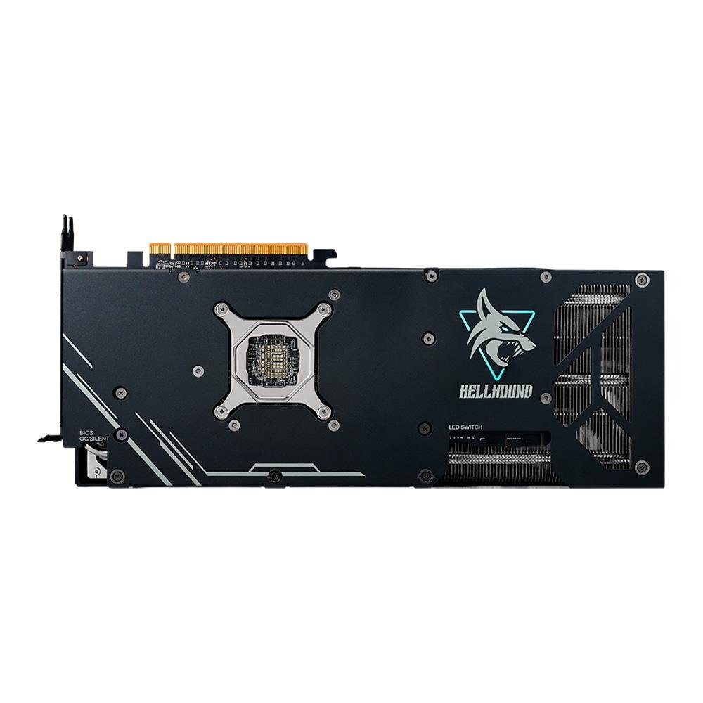 Placa de Vídeo RX 7700 XT Hellhound PowerColor AMD Radeon, 12GB GDDR6, Ray Tracing - RX7700XT 12G-L/OC Placa de Vídeo RX 7700 XT Hellhound PowerColor AMD Radeon, 12GB GDDR6, Ray Tracing - RX7700XT 12G-L/OC
