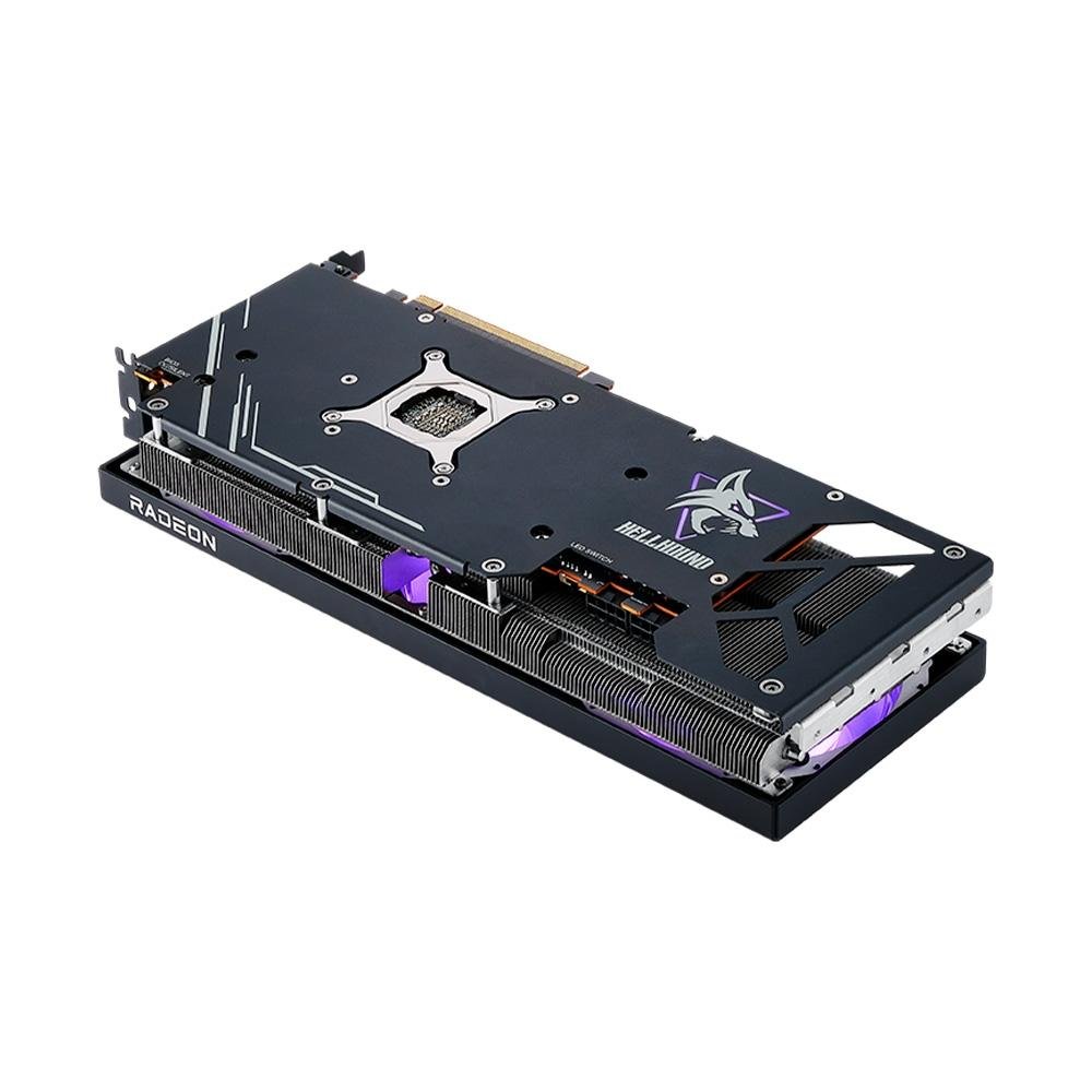 Placa de Vídeo RX 7700 XT Hellhound PowerColor AMD Radeon, 12GB GDDR6, Ray Tracing - RX7700XT 12G-L/OC Placa de Vídeo RX 7700 XT Hellhound PowerColor AMD Radeon, 12GB GDDR6, Ray Tracing - RX7700XT 12G-L/OC