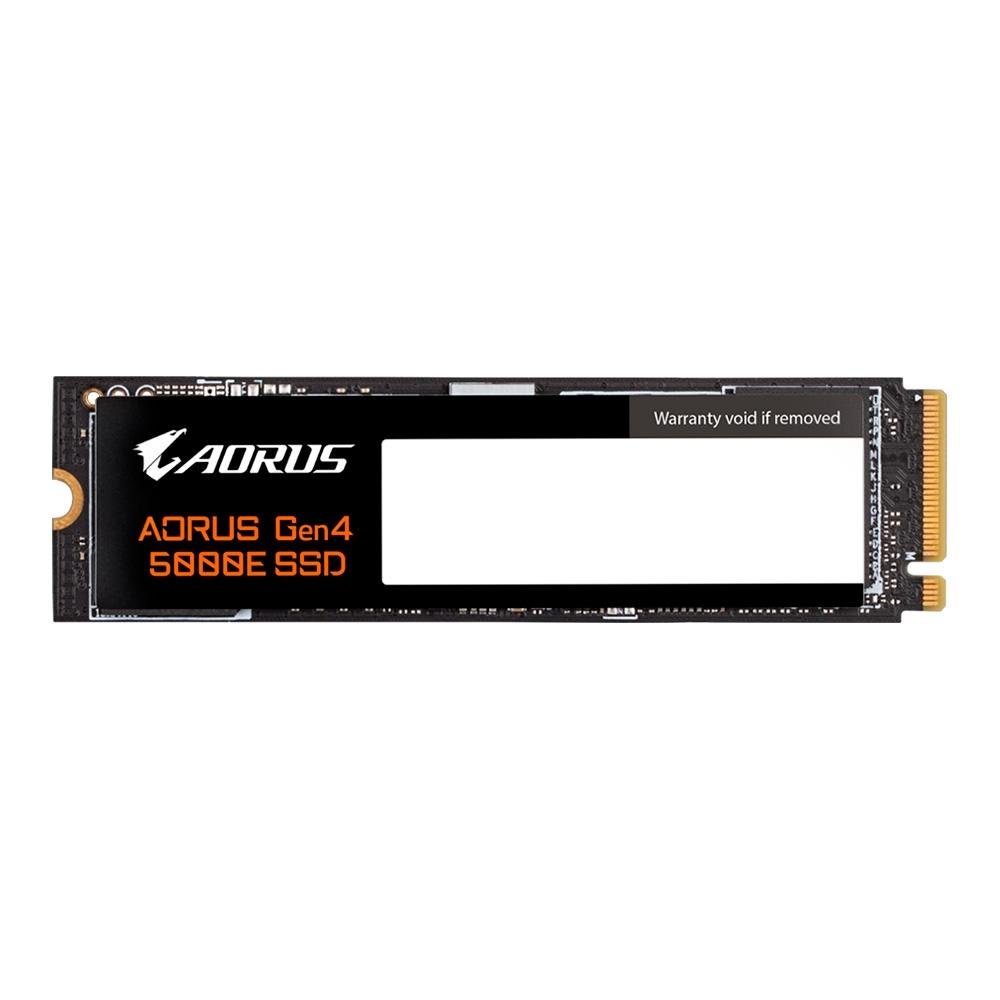 SSD Gigabyte AORUS Gen4 5000E, 500GB, PCI Express 4.0x4, NVMe 1.4, Leitura:5000MB/s e Gravação:3800MB/s, Preto - AG450E500G-G SSD Gigabyte AORUS Gen4 5000E, 500GB, PCI Express 4.0x4, NVMe 1.4, Leitura:5000MB/s e Gravação:3800MB/s, Preto - AG450E500G-G