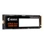 SSD Gigabyte AORUS Gen4 5000E, 500GB, PCI Express 4.0x4, NVMe 1.4, Leitura:5000MB/s e Gravação:3800MB/s, Preto - AG450E500G-G