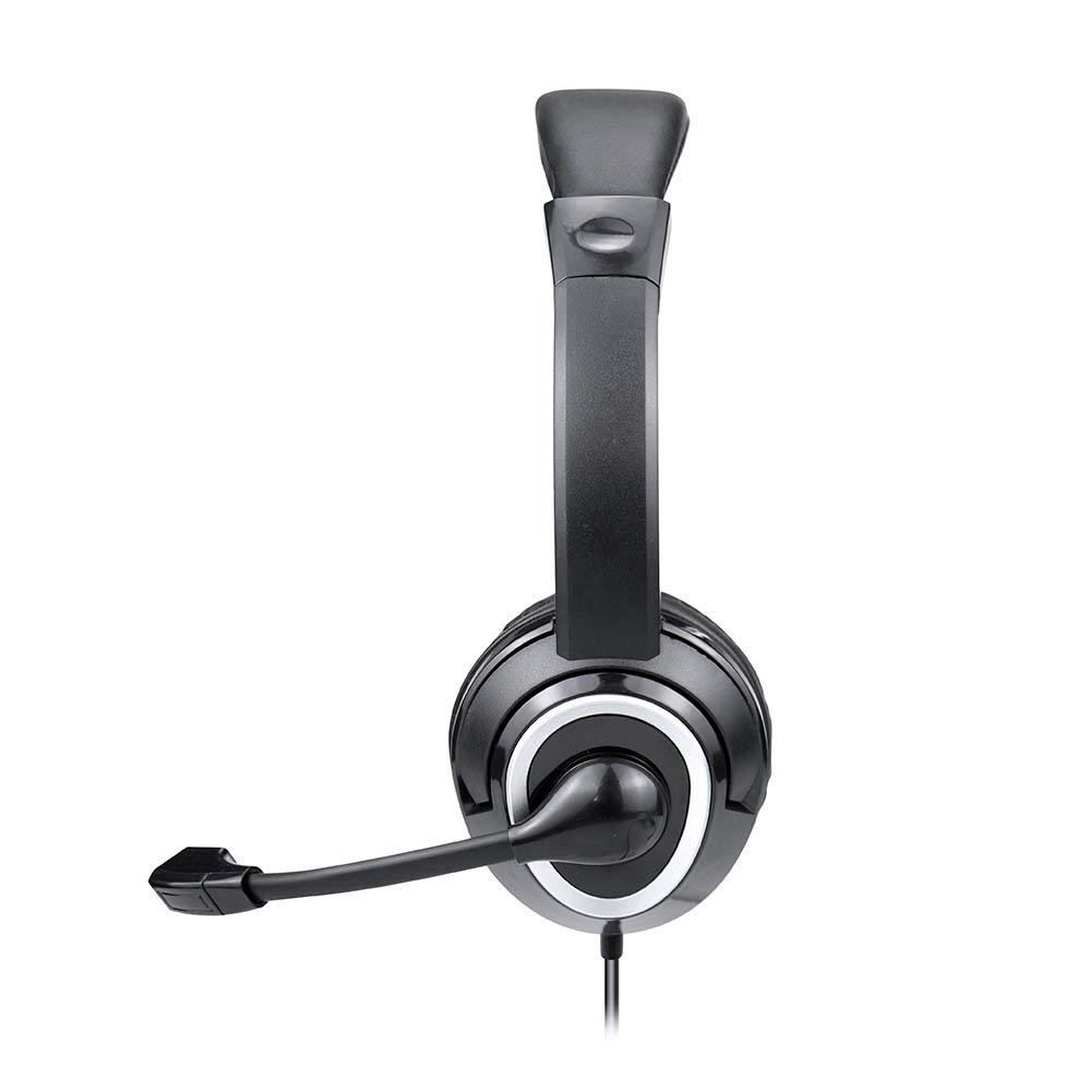 Headset Multi HF600, Drivers 40mm, P3 e USB, Slot para Tablet ou Celular, ( Balão.info), Preto ( Balão.info - foto 2