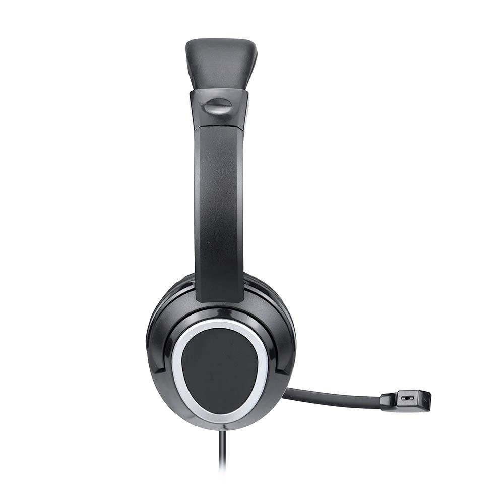 Headset Multi HF600, Drivers 40mm, P3 e USB, Slot para Tablet ou Celular, ( Balão.info), Preto ( Balão.info - foto 3