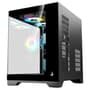 Gabinete Gamer Rise Mode Galaxy Glass M Mini, M-ATX, Lateral e Frontal em Vidro Temperado, Sem FANs, Preto - RM-GA-GGMN-FB