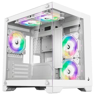 Gabinete Gamer Rise Mode Galaxy Glass M Mini, M-ATX, Lateral e Frontal em Vidro...