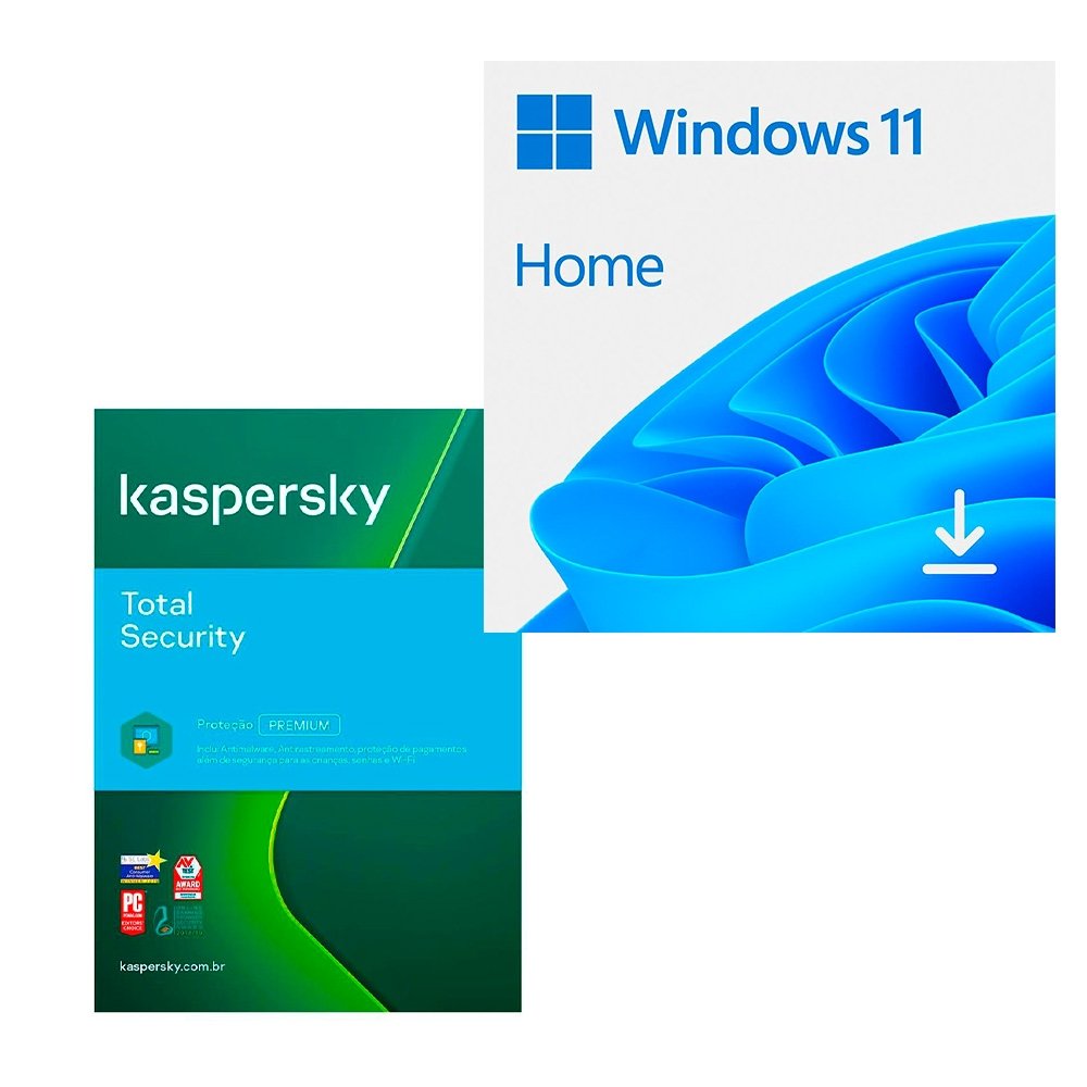 Microsoft Windows 11 Home E Kaspersky Total Security Kabum 5414