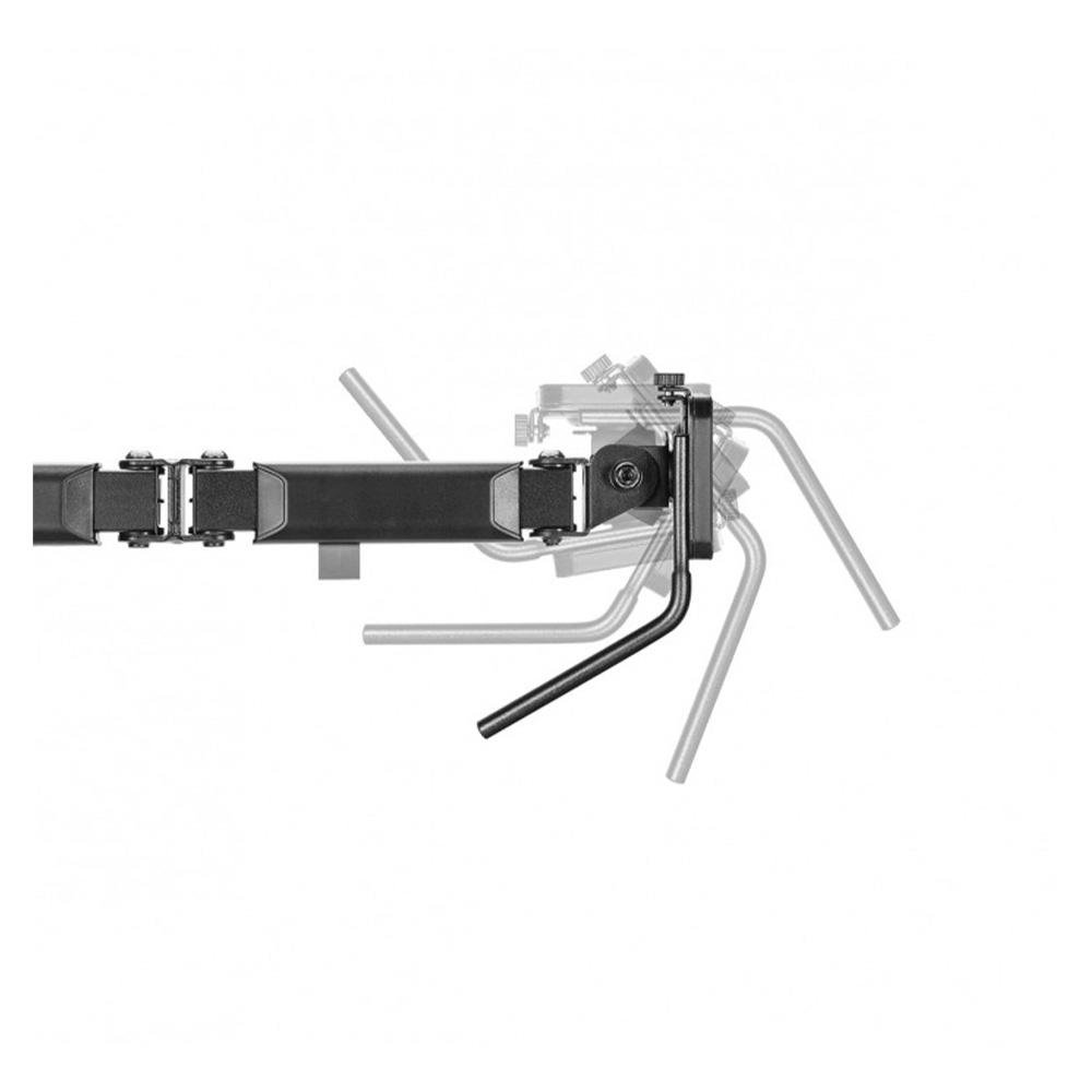 Imagem 5 de 6 do produto Suporte 4 em 1 Estudio Setup Pcyes, para Monitor de 17 a 32, para Fixação de Luzes, Câmeras, Tablet - SE-MDS1041