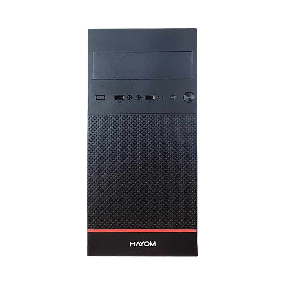 Imagem 4 de 10 do produto Gabinete Office Hayom GB1723, Micro-ATX, Mid Tower, Preto - GB.17.10.23