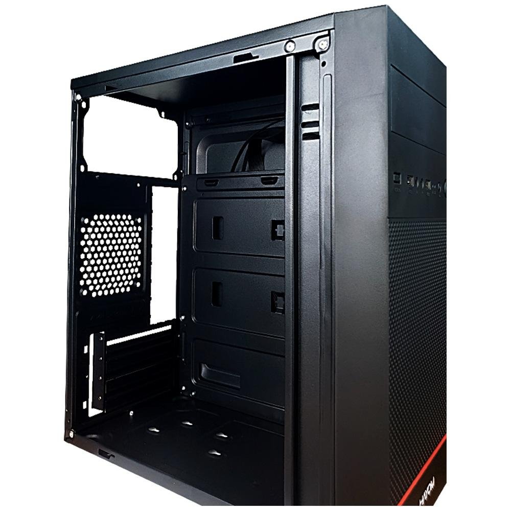 Imagem 8 de 10 do produto Gabinete Office Hayom GB1723, Micro-ATX, Mid Tower, Preto - GB.17.10.23