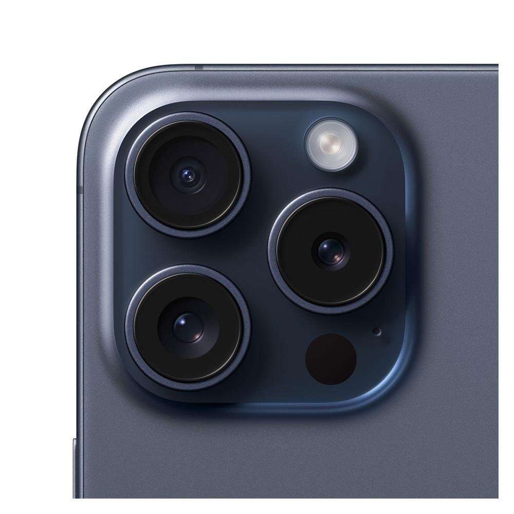 iPhone 15 Pro Apple 256GB, Câmera Tripla 48MP, Tela 6.1", Azul Titânio iPhone 15 Pro Apple 256GB, Câmera Tripla 48MP, Tela 6.1", Azul Titânio