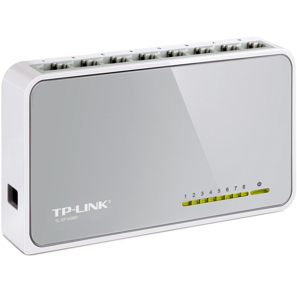 Switch 8 Portas TP-Link 10/100 Mbps TL-SF1008D Switch 8 Portas TP-Link 10/100 Mbps TL-SF1008D