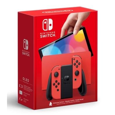 Console Nintendo Switch Oled 64GB Cinza Edição Especial Jogo Super