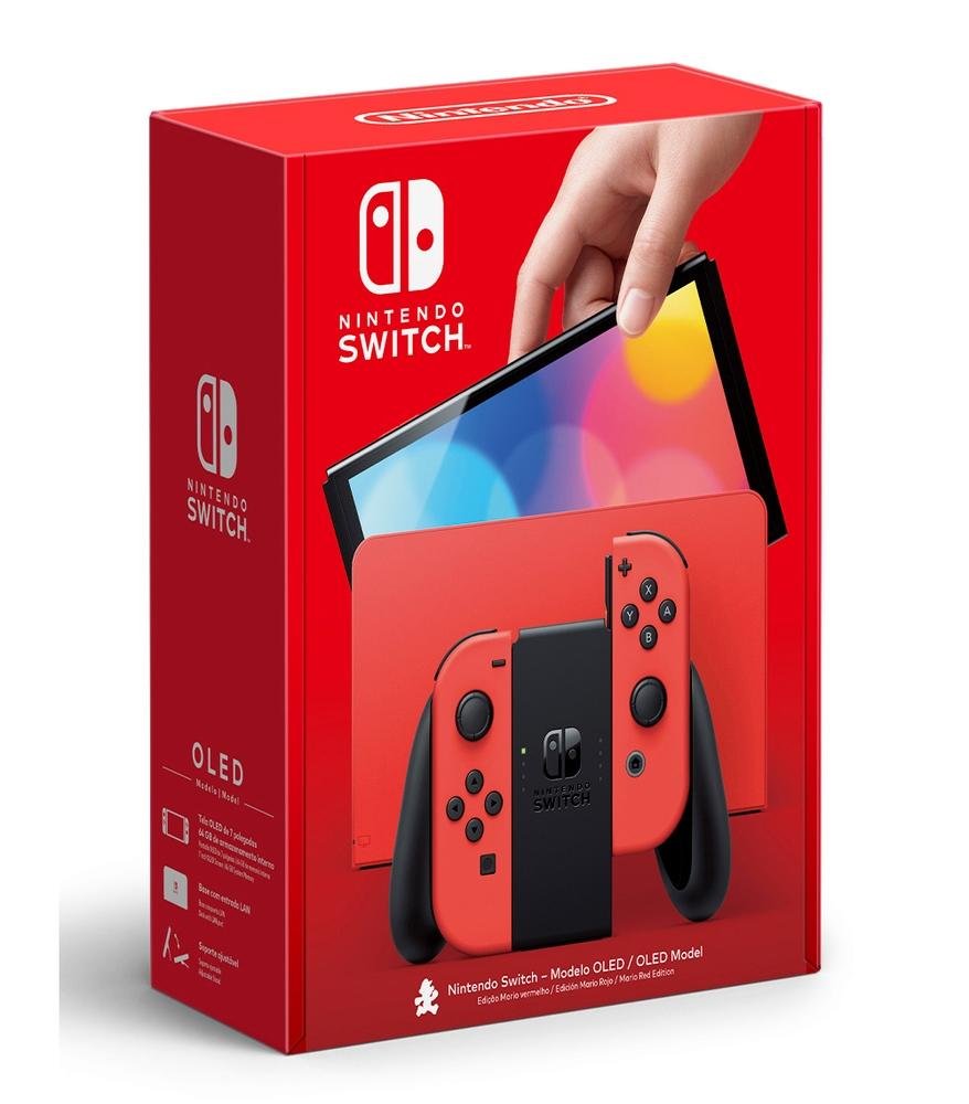 Console Nintendo Switch Oled Red Mario Edição Especial - 119920