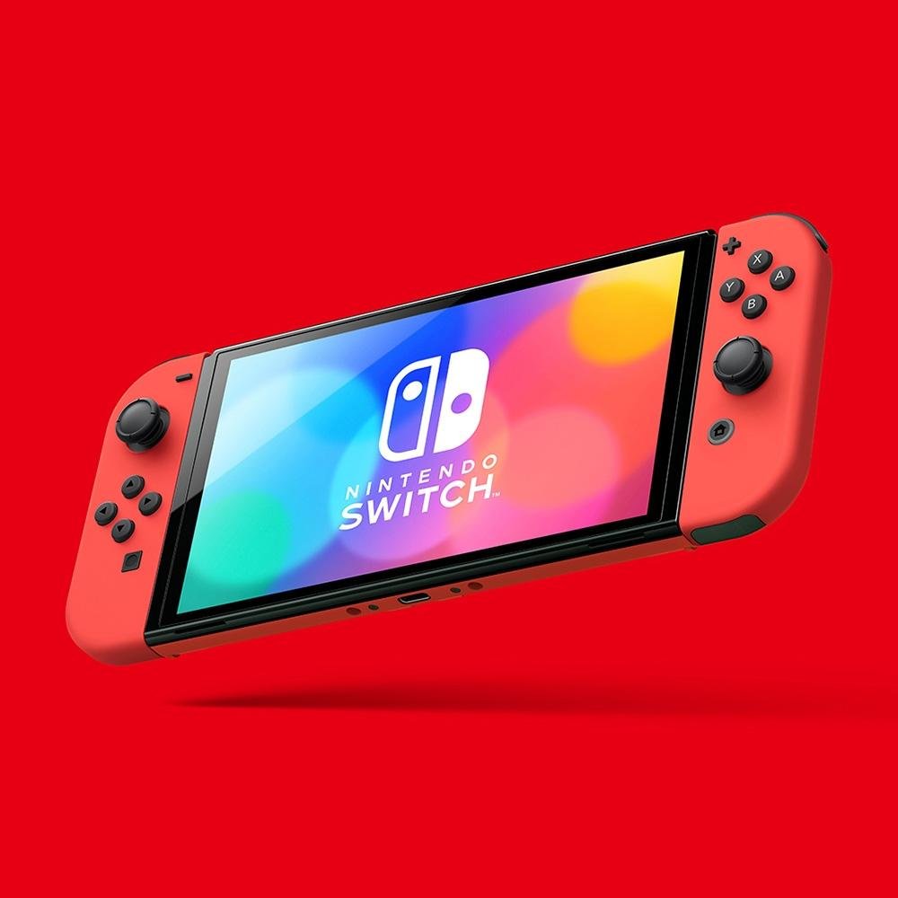 Imagem 8 de 12 do produto Console Nintendo Switch Oled Red Mario Edição Especial - 119920