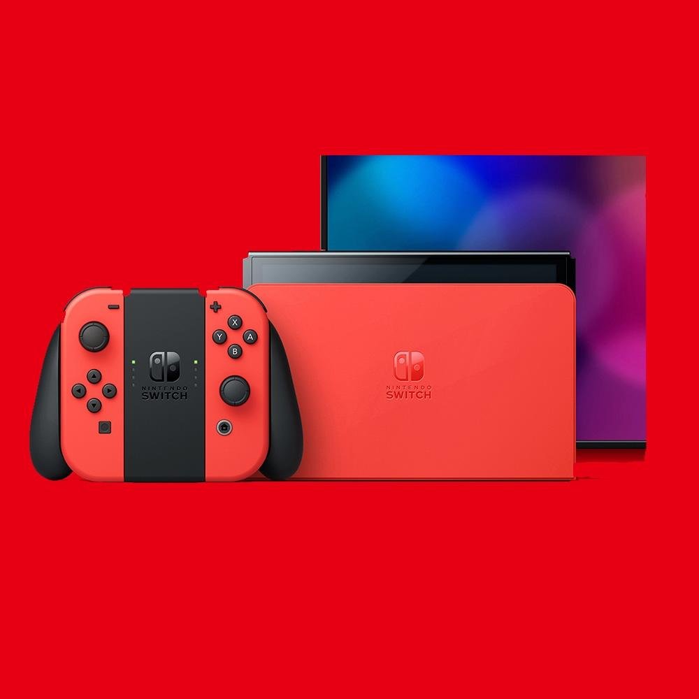 Imagem 12 de 12 do produto Console Nintendo Switch Oled Red Mario Edição Especial - 119920