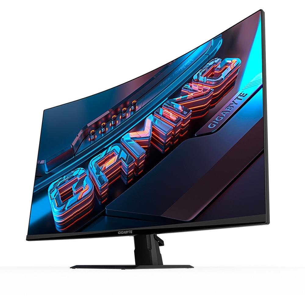 "Monitor Gamer Curvo Gigabyte 31,5"", QHD, 170Hz, 1ms, VA, FreeSync Premium, HDR Ready, Preto - GS32QC-SA" - view 2