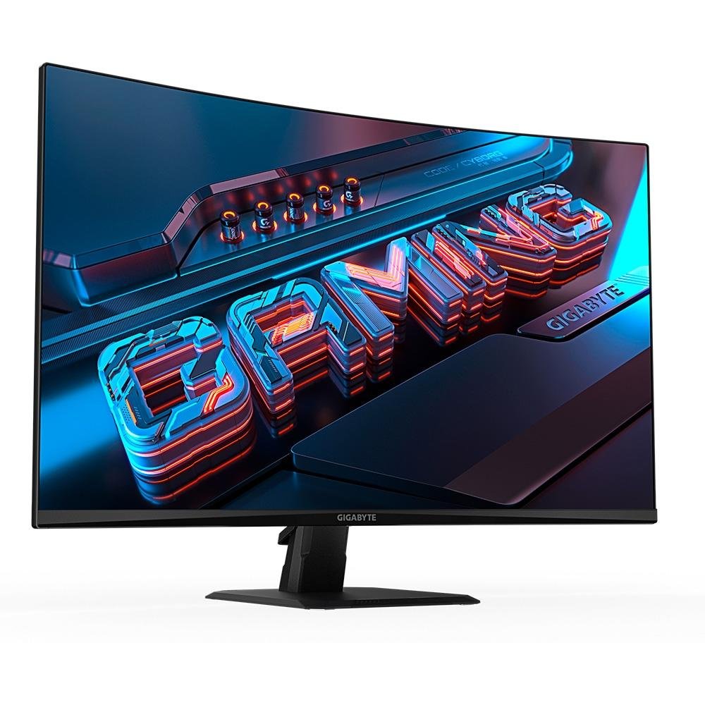 "Monitor Gamer Curvo Gigabyte 31,5"", QHD, 170Hz, 1ms, VA, FreeSync Premium, HDR Ready, Preto - GS32QC-SA" - view 3