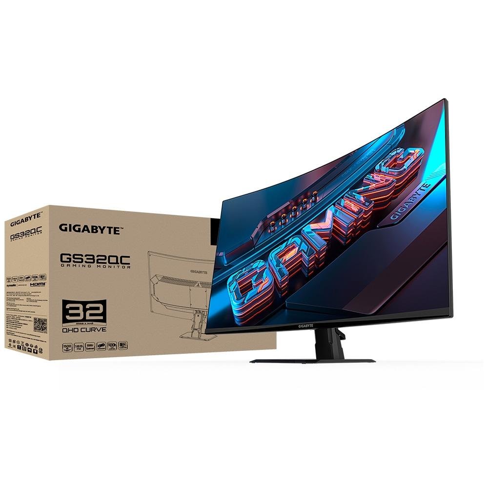 "Monitor Gamer Curvo Gigabyte 31,5"", QHD, 170Hz, 1ms, VA, FreeSync Premium, HDR Ready, Preto - GS32QC-SA" - view 8