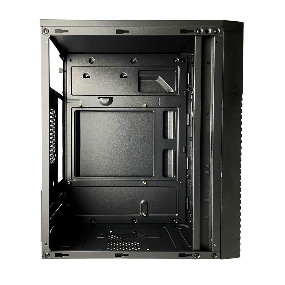 Imagem 10 de 10 do produto Gabinete Gamer Liketec Basic One V2, Mid Tower, RGB, LED, ATX, Lateral em Acrílico, Sem FANs, Preto - LC-MT-ONEV2-2057