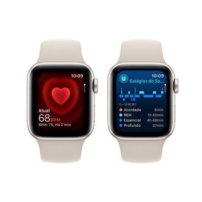 Apple Watch SE 40mm GPS Alumínio | KaBuM!