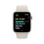 Apple Watch SE GPS + Cellular, Caixa Estelar de Alumínio de 44mm, Pulseira Esportiva Estelar, Tamanho M/G, Neutro em Carbono - MRGX3BZ/A