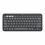 Teclado Sem Fio Logitech, Bluetooth e USB, Pebble Keys 2 K380s, Easy-Switch e Pilha Inclusa, Grafite - 920-011789