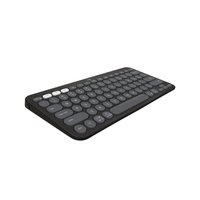 Teclado Sem Fio Logitech, Bluetooth e USB, Pebble Keys 2 K380s, Easy-Switch e Pilha Inclusa, Grafite - 920-011789