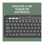 Teclado Sem Fio Logitech, Bluetooth e USB, Pebble Keys 2 K380s, Easy-Switch e Pilha Inclusa, Grafite - 920-011789