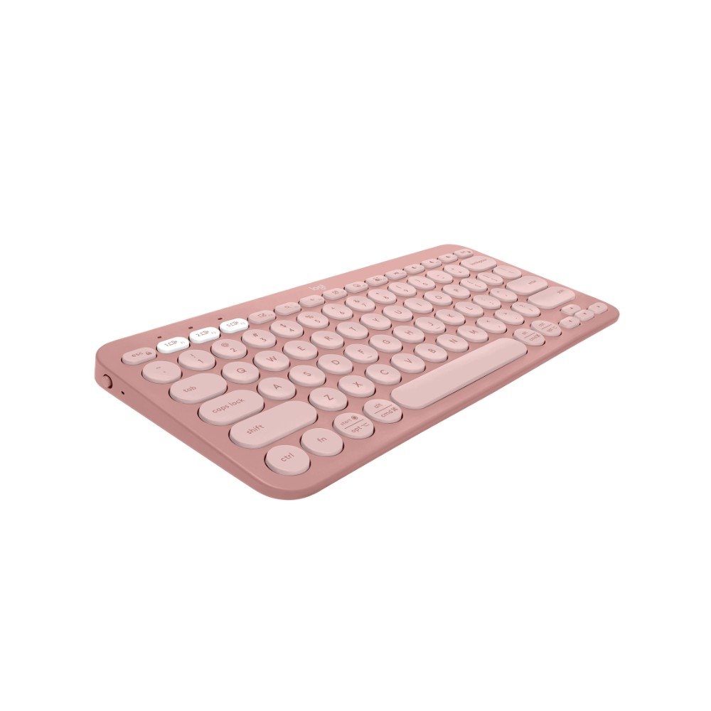 Teclado Sem Fio ( Balão.info), Bluetooth e USB, Pebble Keys 2 K380s, Easy-Switch e Pilha Inclusa, Rosa - 920-( Balão.info - foto 2