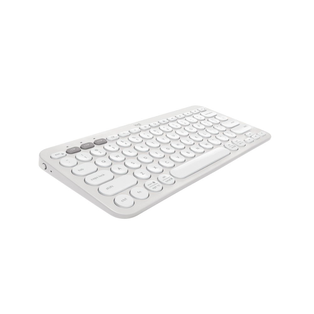 Teclado Sem Fio ( Balão.info), Bluetooth e USB, Pebble Keys 2 K380s, Easy-Switch e Pilha Inclusa, Branco - 920-( Balão.info - foto 2