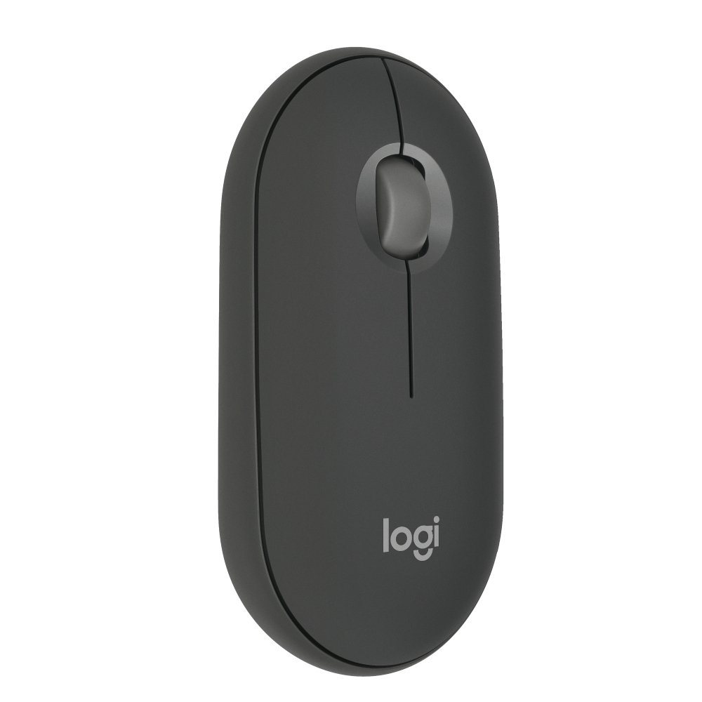Mouse Sem Fio Logitech Pebble 2 M350s, Bluetooth, Pilha Inclusa, com Clique Silencioso, Grafite - 910-007049