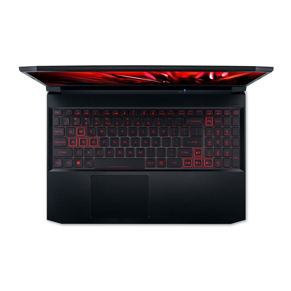Notebook Gamer Acer Nitro 5 Intel Core I7-11800H, 16GB RAM, NVIDIA RTX3050, SSD 512GB, 15.6" FHD LED, IPS, Linux, Preto - AN515-57-795J