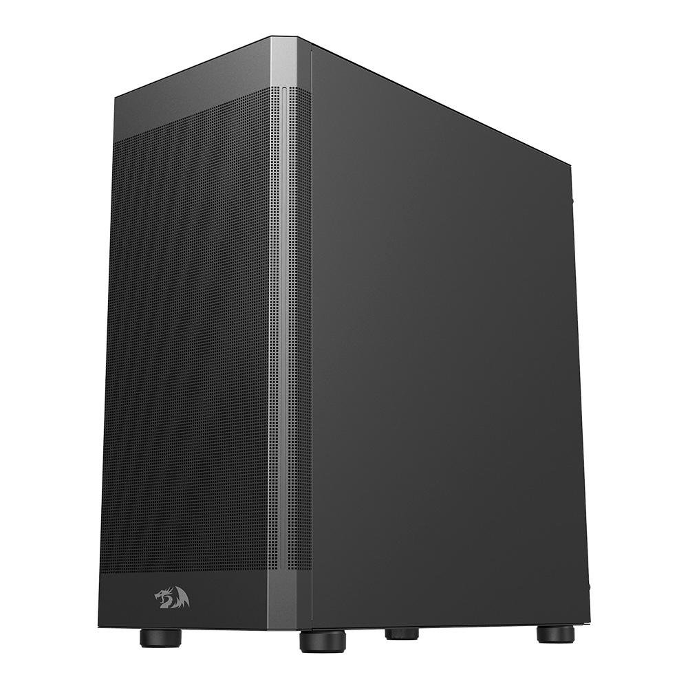 Imagem 3 de 5 do produto Gabinete Gamer Redragon Aeroglass, Mid Tower, E-ATX, Lateral em Vidro Temperado, Preto - CA-602B
