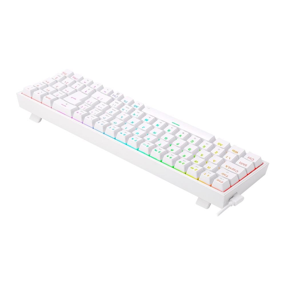 Teclado Mecânico Gamer ( Balão.info) Pollux, RGB, Switch Red, N-keys, ( Balão.info), Branco - K628-RGB-W (PT-RED - foto 7
