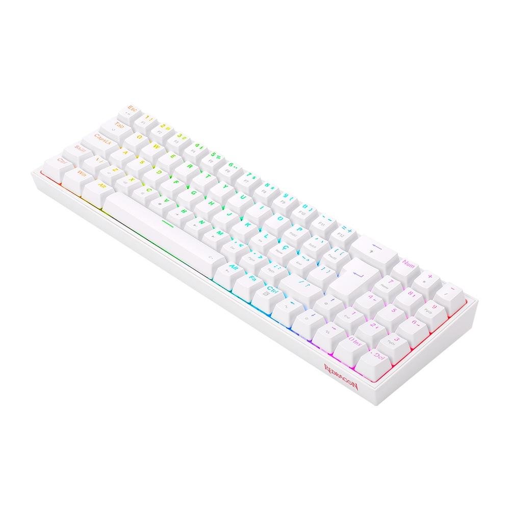 Teclado Mecânico Gamer ( Balão.info) Pollux, RGB, Switch Red, N-keys, ( Balão.info), Branco - K628-RGB-W (PT-RED - foto 6