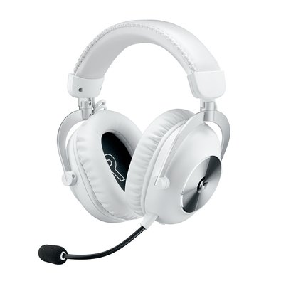Headset Gamer Sem Fio Logitech G Pro X 2 Lightspeed, Driver 50mm, Bluetooth, USB e 3.5mm, para PC, Playstation e Switch, Branco - 981-001268