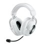 Headset Gamer Sem Fio Logitech G Pro X 2 Lightspeed, Driver 50mm, Bluetooth, USB e 3.5mm, para PC, Playstation e Switch, Branco - 981-001268