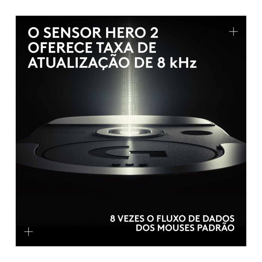 Mouse Gamer Sem Fio Logitech G Pro X SUPERLIGHT 2 com Lightspeed, Sensor HERO 2 com 32K DPI e Bateria Recarregável, Rosa Magenta - 910-006796 - view 10