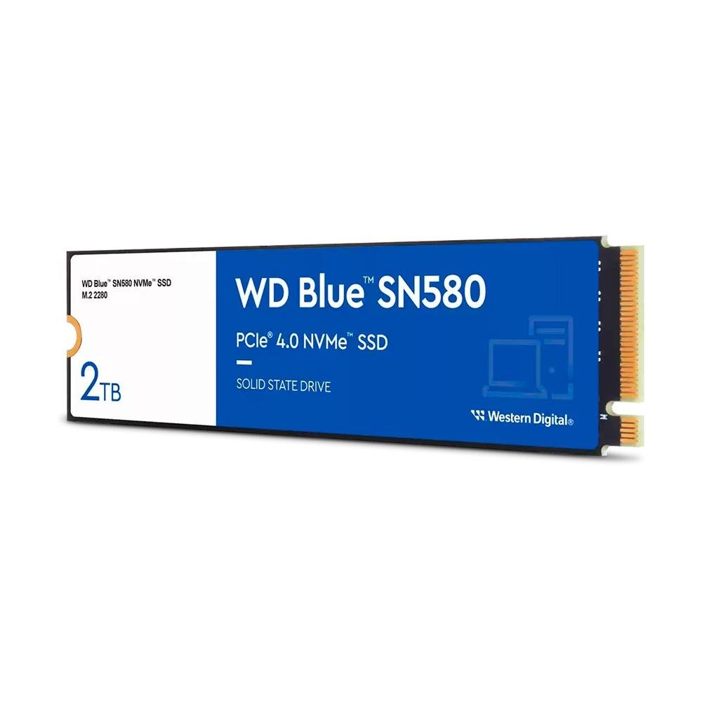 WD Blue SN580 NVMe SSD 2TB WDS200T3B0E ② SSD 2TB WD Blue SN580 NVMe, M.2 PCle Gen4 | KaBuM!