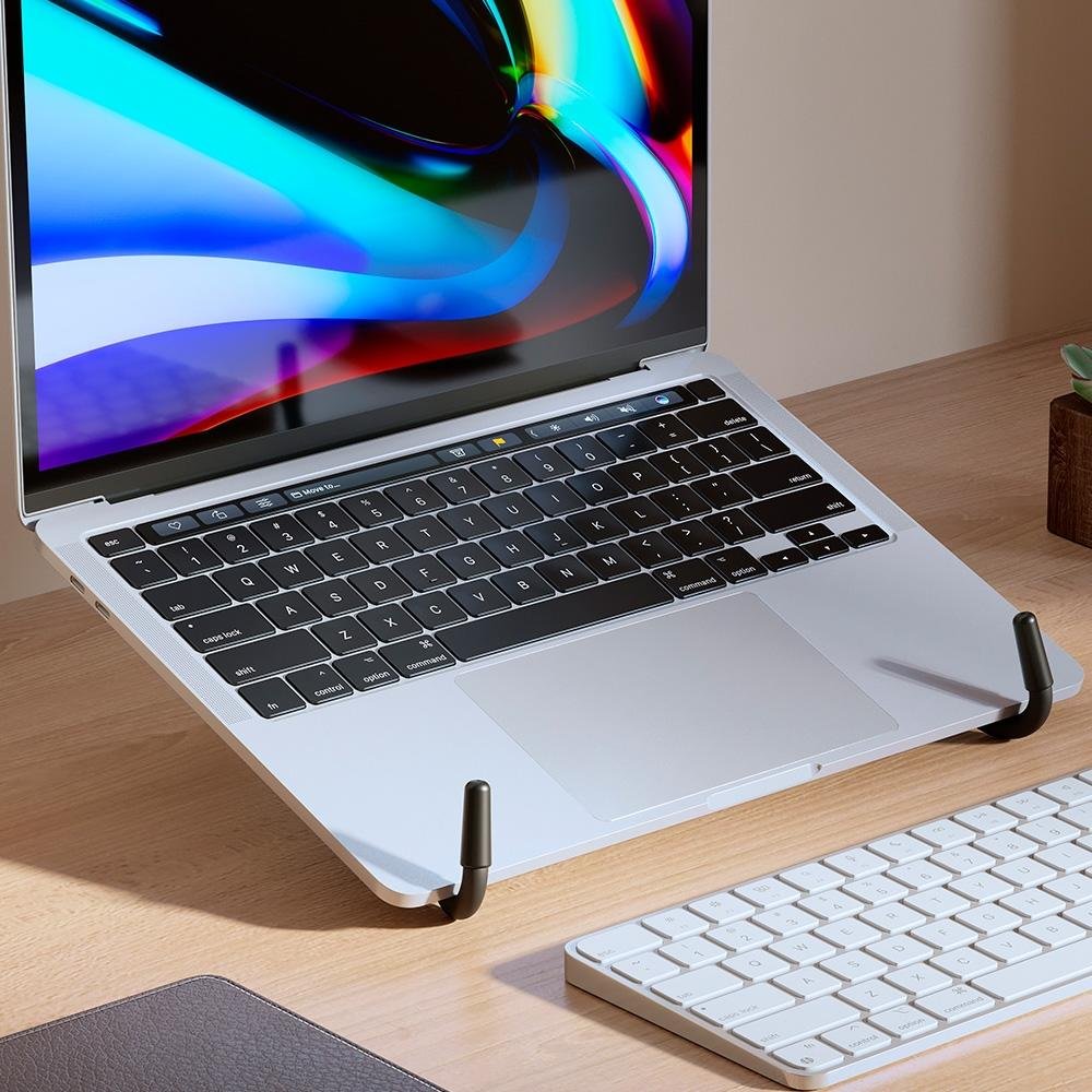 Imagem 3 de 4 do produto Suporte para Notebook Reliza Light, Suporta até 20kg, Preto - 9595