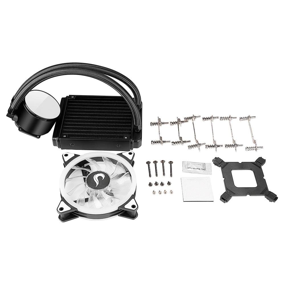 Imagem 9 de 9 do produto Water Cooler Rise Mode ARGB, 120mm, AMD/Intel, Preto - RM-WCB-05-ARGB