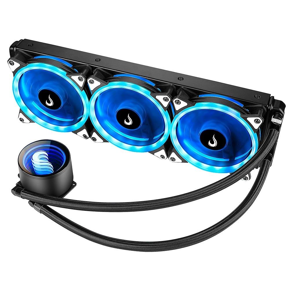 Water Cooler Rise Mode ARGB, 360mm, AMD/Intel, Preto - RM-WCB-07-ARGB Water Cooler Rise Mode ARGB, 360mm, AMD/Intel, Preto - RM-WCB-07-ARGB