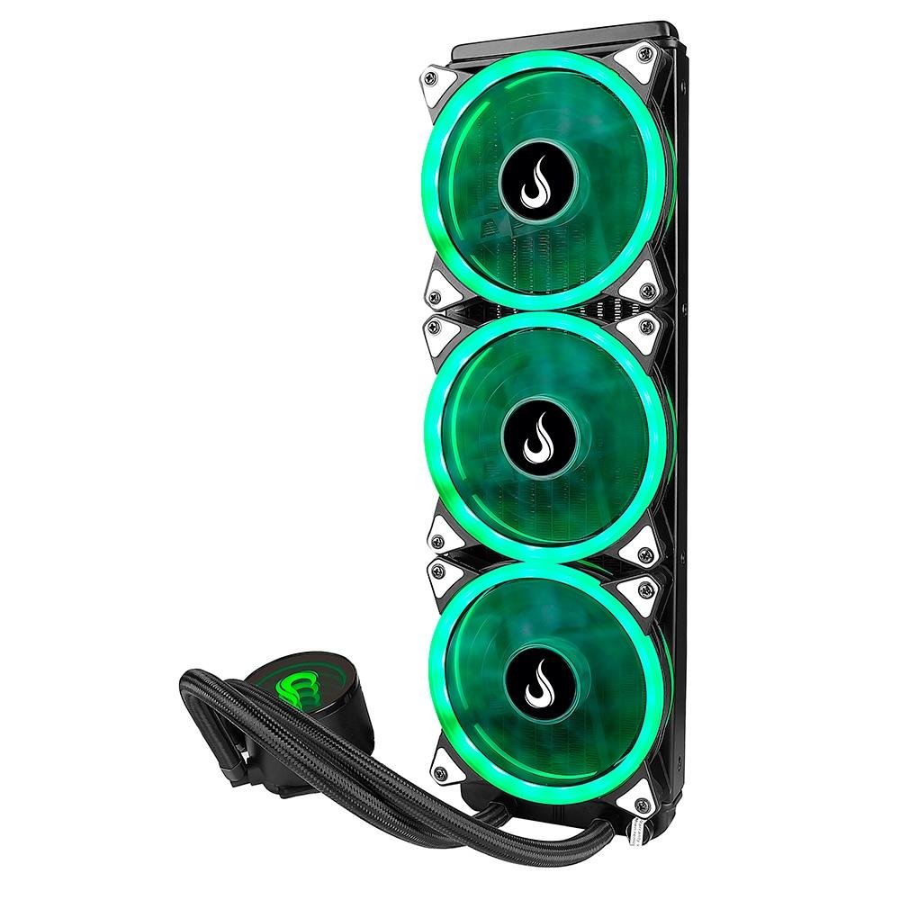 Water Cooler Rise Mode ARGB, 360mm, AMD/Intel, Preto - RM-WCB-07-ARGB Water Cooler Rise Mode ARGB, 360mm, AMD/Intel, Preto - RM-WCB-07-ARGB