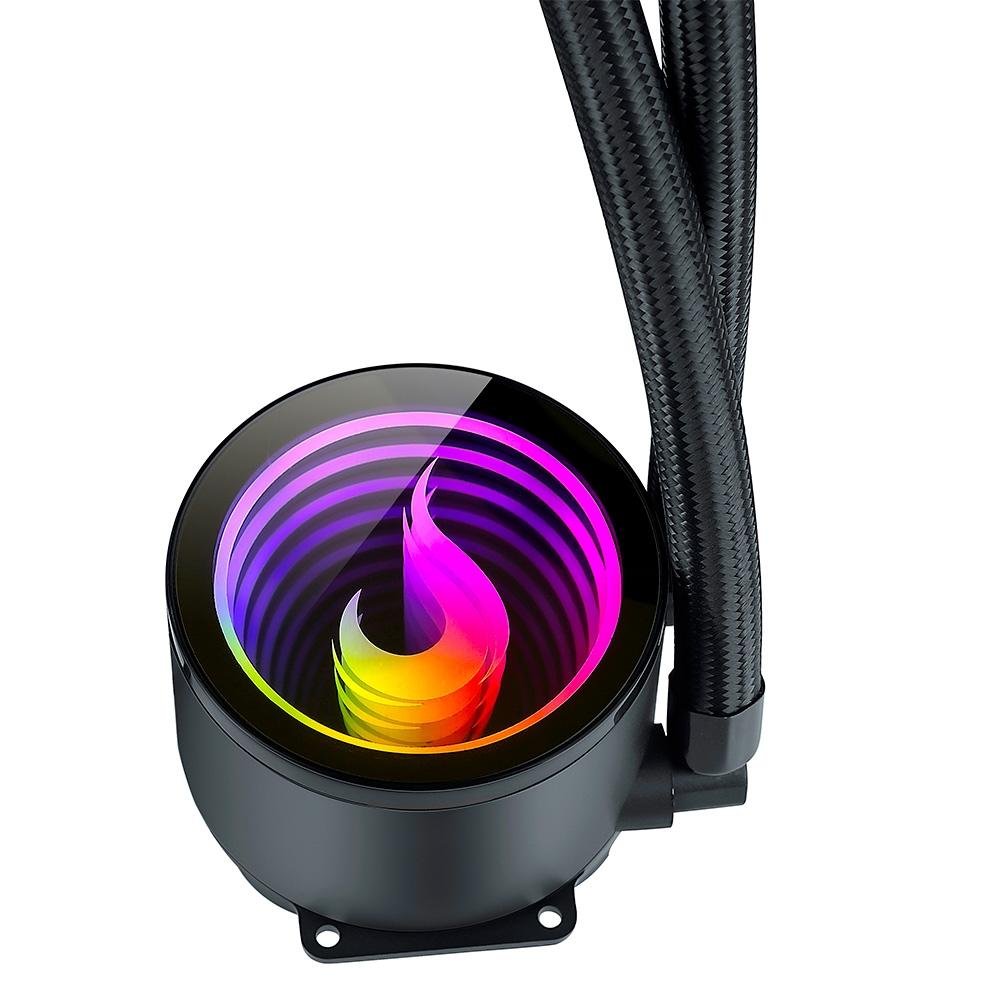 Water Cooler Rise Mode ARGB, 360mm, AMD/Intel, Preto - RM-WCB-07-ARGB Water Cooler Rise Mode ARGB, 360mm, AMD/Intel, Preto - RM-WCB-07-ARGB