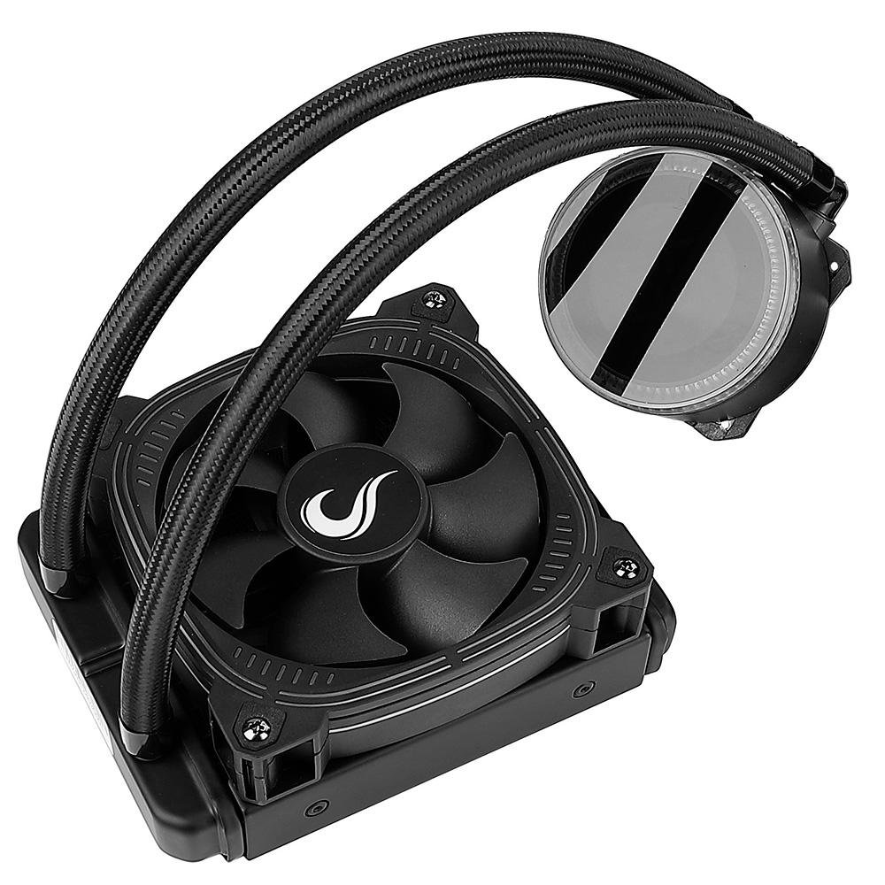 Imagem 6 de 9 do produto Water Cooler Rise Mode Aura Ice Black, ARGB, 120mm, AMD/Intel, Preto - RM-WAIB-04-ARGB